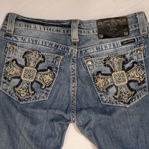Miss me jeans cross pocket 28